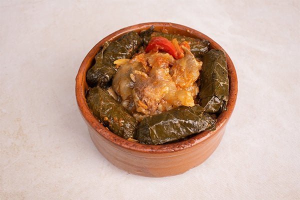 صورة طاجن ورق عنب بالكوارع